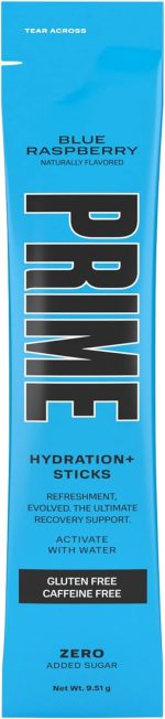 Prime Hydration+ Stick Pack | Electrolyte Drink Mix | 10% Coconut Water | 250mg BCAAs | Antioxidants | Naturally Flavored | Zero Added Sugar | Easy Open Single-Serving Stick | Ice Pop, 6 Sticks - Image 7